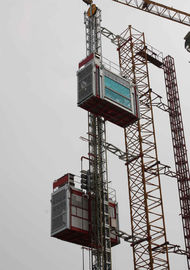 Flexible Carrying 2 Rack Construction Material Lifting Hoist Vertical Transporting Equipment
