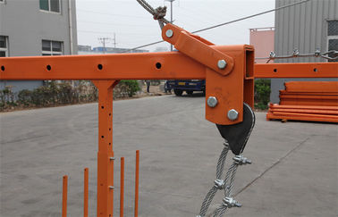 Temporary Suspended Platform Cradle with Plastic Spray Painted / Hot Galvanized